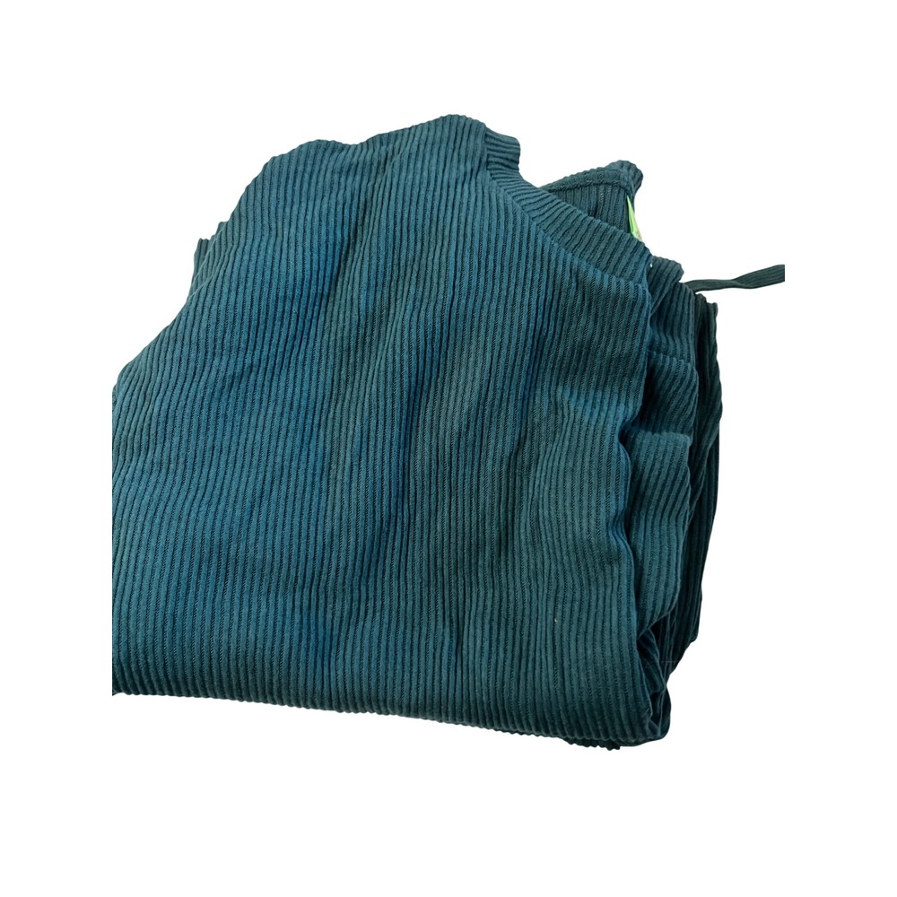 Honeydew Intimates XXL Teal Blue Ribbed Knit Pajama Set Long Sleeve Drawstring